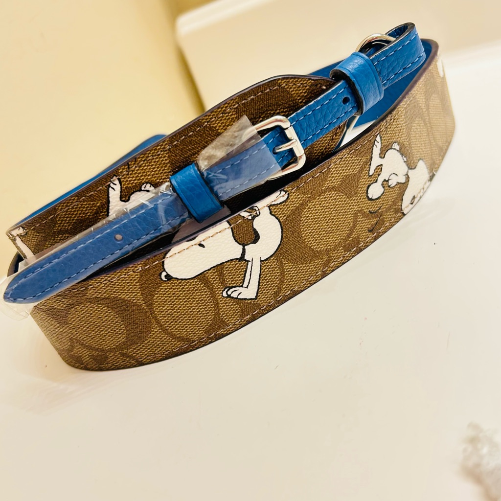 Coach X Peanuts Snoopy Purse Strap